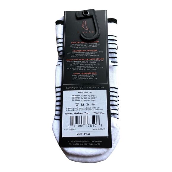 3 Pair Tavi Sport Socks Parker Citrus Taylor Salt Taylor Bright Size Medium NIP - Picture 7 of 11